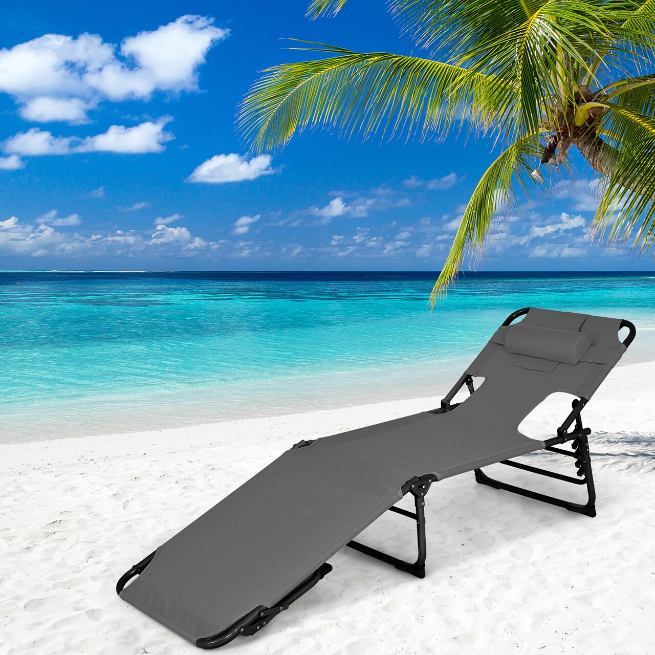 Pink beach discount lounge chair